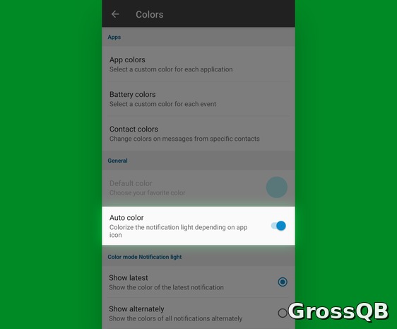 Android: новая функция автоматической цветовой настройки уведомлений