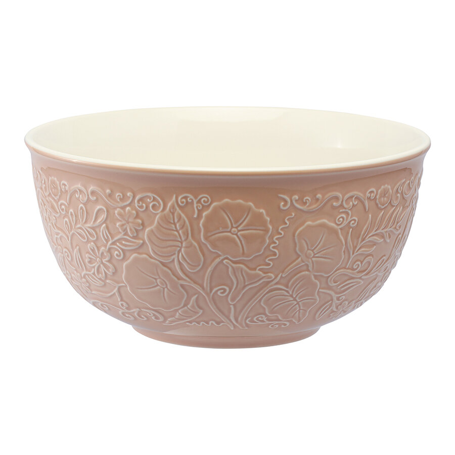 Миска 5 л English gardens для смешивания продуктов и теста керамическая пудровая Liberty Jones LJ0000444 — фото 2