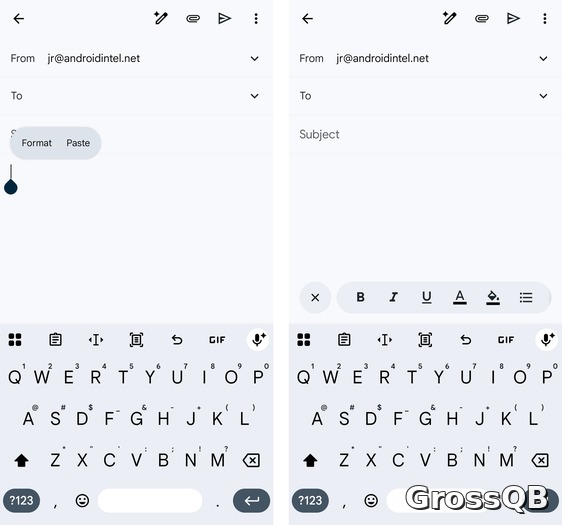 В Gmail для Android появилась возможность форматировать текст