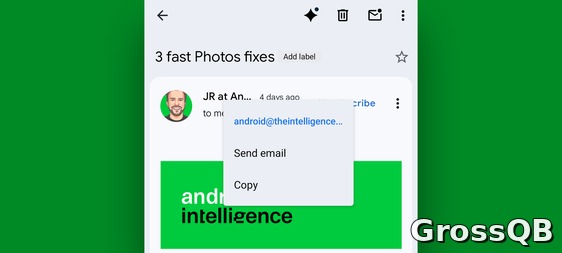 Gmail для Android: Новый способ копирования текста из писем