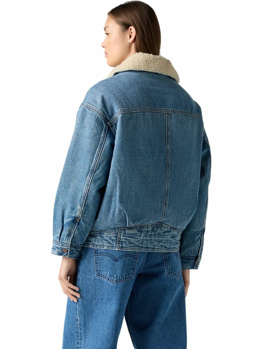 Бомбер Levi's Women Sherpa Bomber Jacket — фото 2