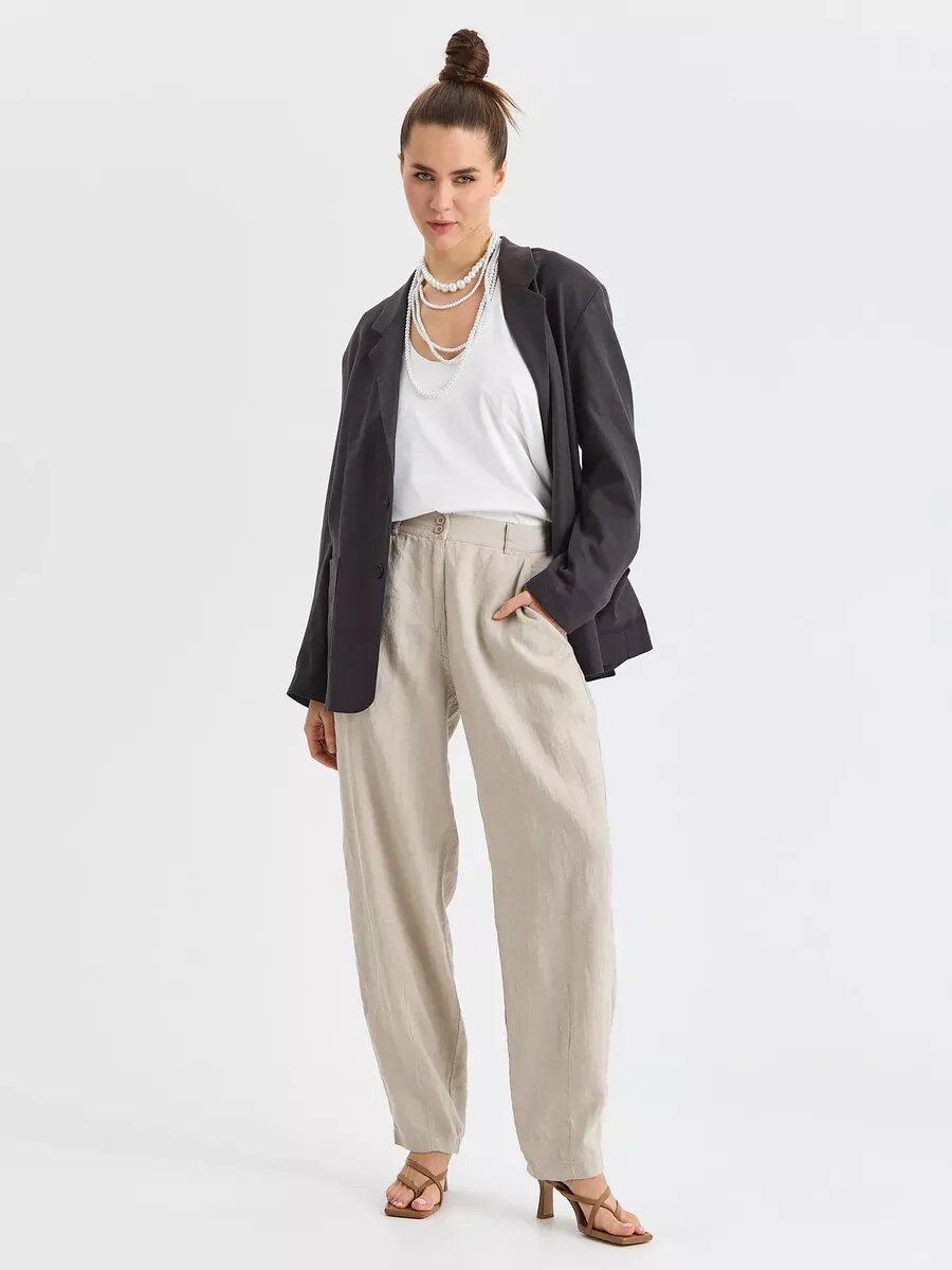 Брюки бананы NORVEG Linen — фото 2