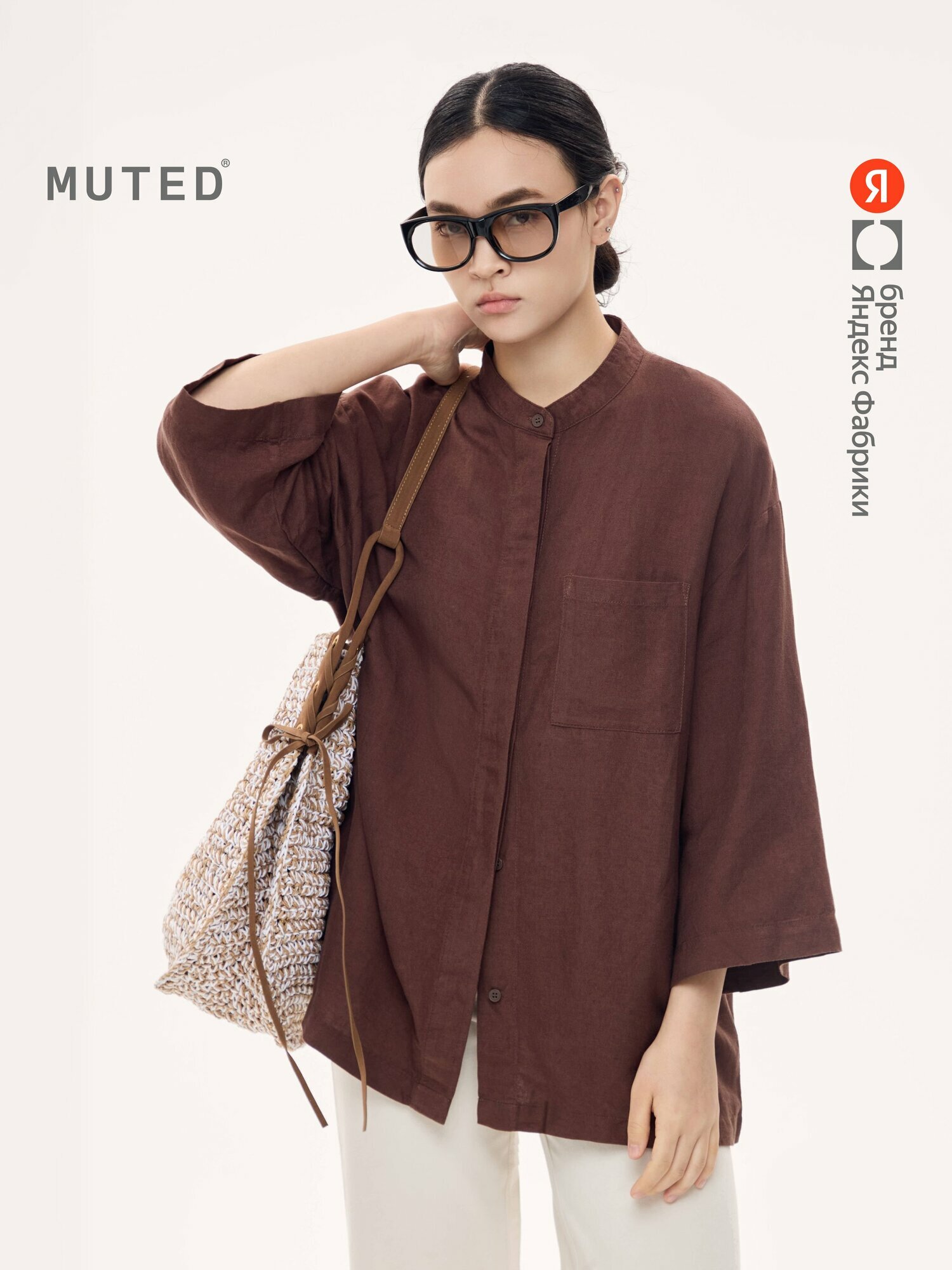 Блуза MUTED из смесового льна