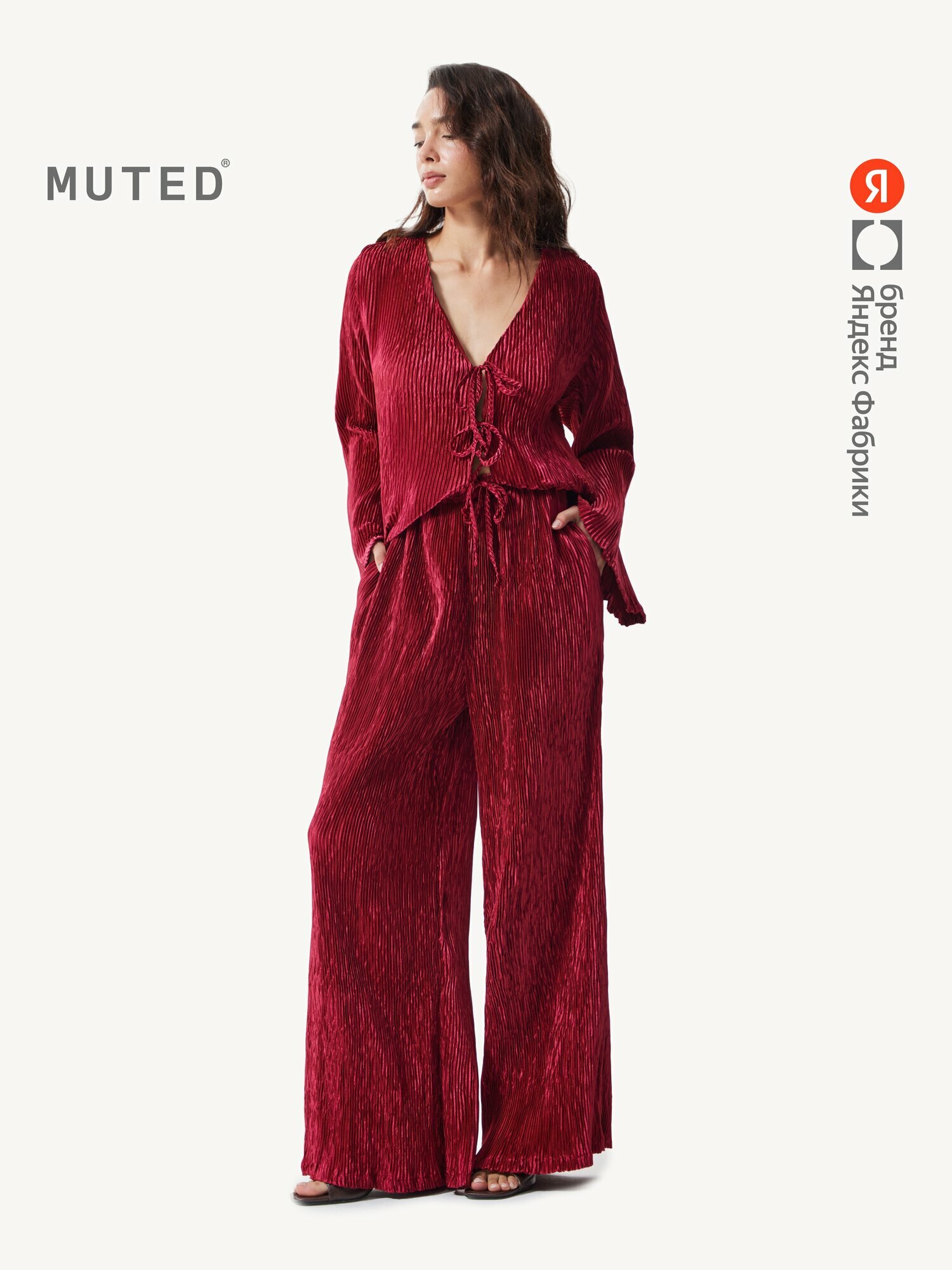 Брюки палаццо MUTED ВЕЧЕР(ИНКА)