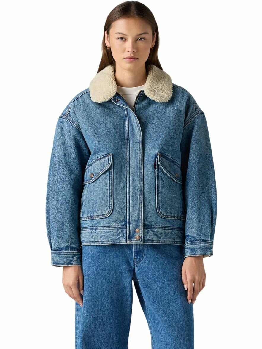Бомбер Levi's Women Sherpa Bomber Jacket