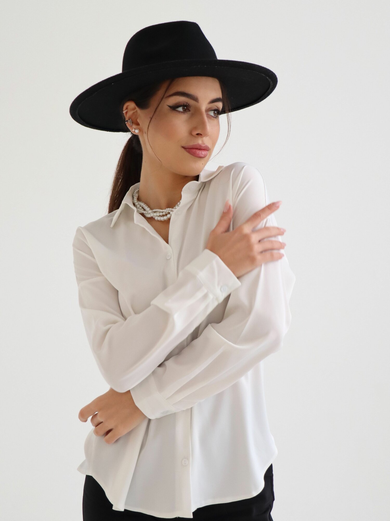 Рубашка Lady Gina атласная — фото 2