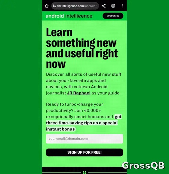 Android-плавник: новая функция от Google